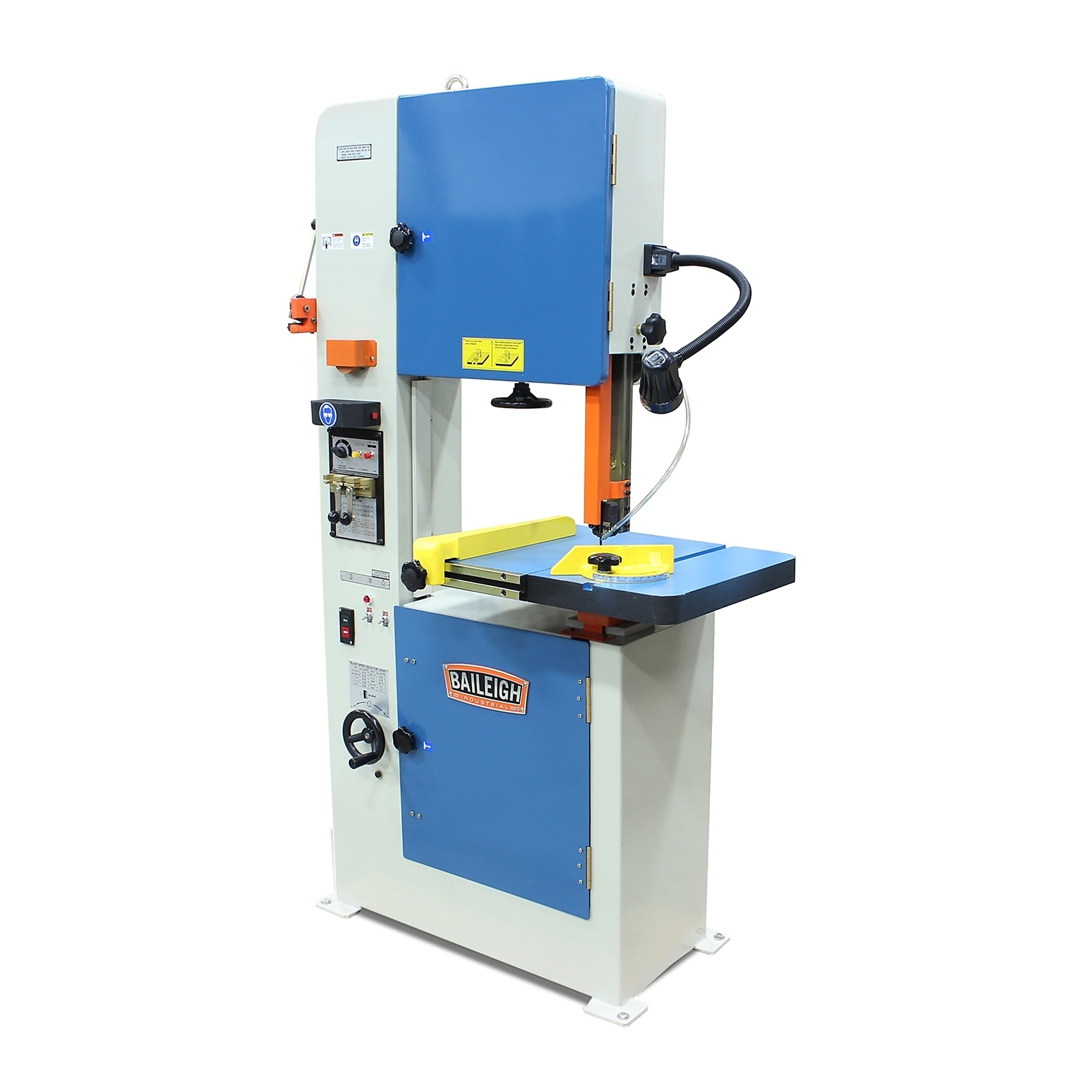 Baileigh, Vertical Bandsaw, Horsepower 2 HP, Volts 220 Power Type Hardwired, Model# BSV-18VS-V2